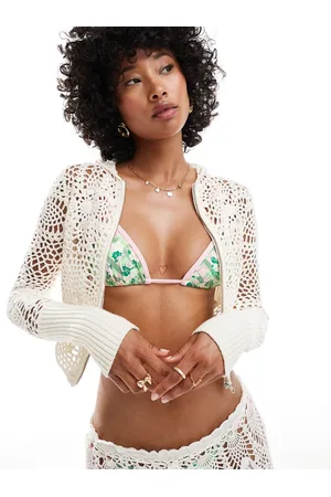 Frankies Bikinis Premium crochet hoodie in