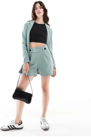 JDY Tailored shorts in teal - part of a set