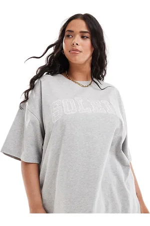 4th & Reckless Exclusive embroidered soleil logo oversized t-shirt in