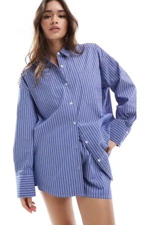 4th & Reckless Oversized shirt in stripe - part of a set