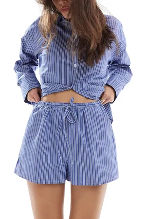 4th & Reckless Drawstring shorts in stripe - part of a set