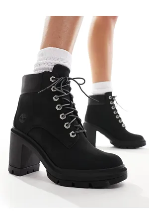 Timberland Allington heights 6 inch heeled boots in nubuck leather