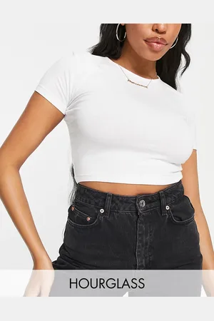 ASOS Fuller Bust fitted crop t-shirt in