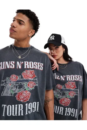 ASOS Unisex oversized licensed T-shirt with Guns N