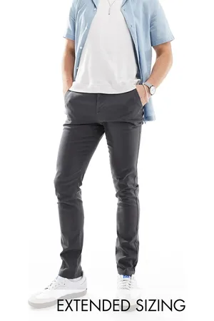 ASOS Skinny chinos in charcoal