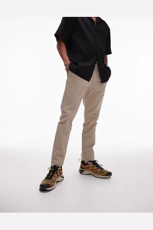 Topman Skinny chino pants in stone