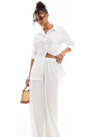 Esmée Exclusive textured beach pants in - part of a set