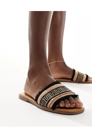 Aldo Nalani fringe flat sandals in