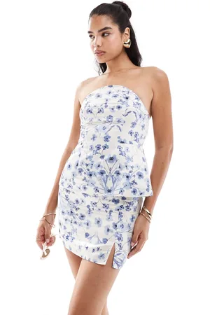 ASOS Satin mini skirt in floral print - part of a set