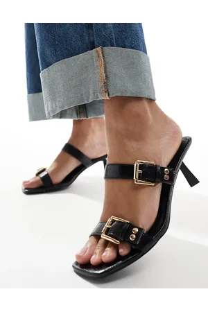 Raid Mesmerize kitten heeled sandals with buckles in