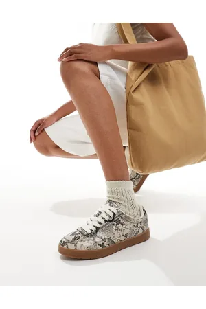 ASOS Deuce retro sneakers in snake