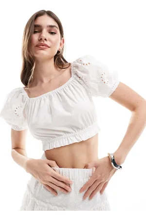 Style Cheat Eyelet smock top in - part of a set