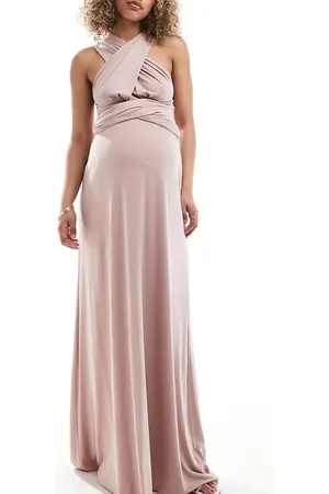 TFNC TFNC Bridesmaids Maternity multiway maxi dress in soft