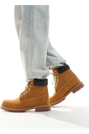 Timberland 6 inch lace up waterproof boot in wheat