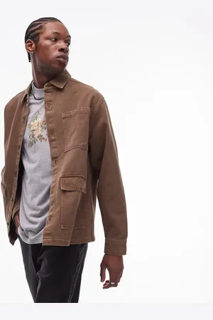 Topman Long sleeve overshirt in
