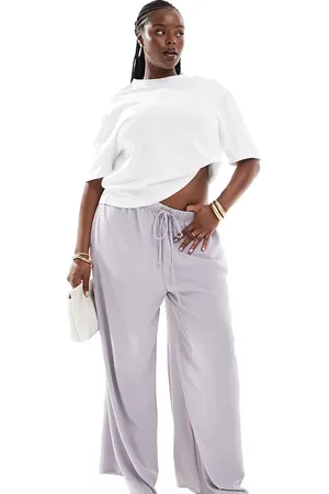 Yours Twill wide leg pants in