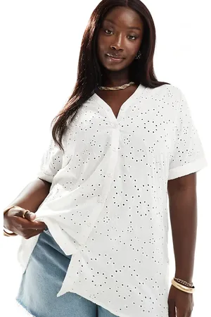 Yours Eyelet top in