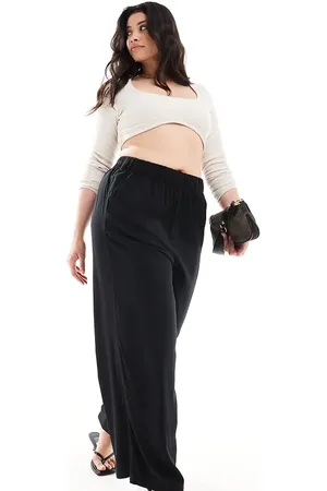 Yours Wide leg pull on pants in