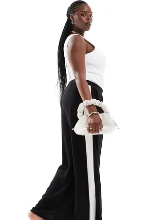 Yours Side-stripe pants in