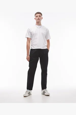 Topman Twin pleated tapered pants in