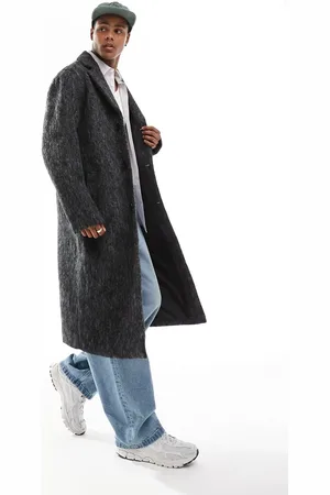 ASOS Brushed wool mix overcoat in