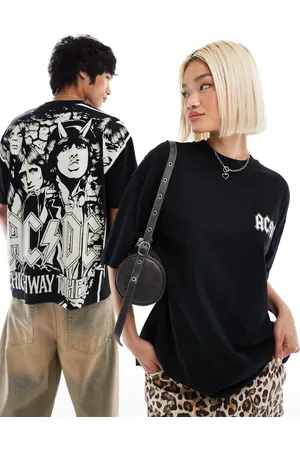 ASOS Unisex oversized t-shirt with AC/DC print in