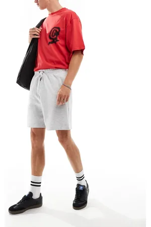 COLLUSION Jersey shorts in heather
