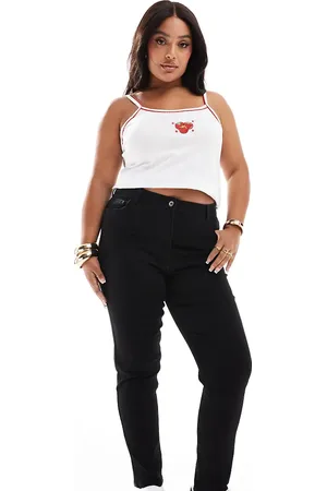 COLLUSION Plus high rise skinny jeans in