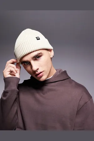 The North Face Fisherman beanie in gravel beige
