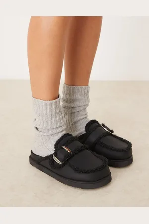 Raid Kylie teddy mules in
