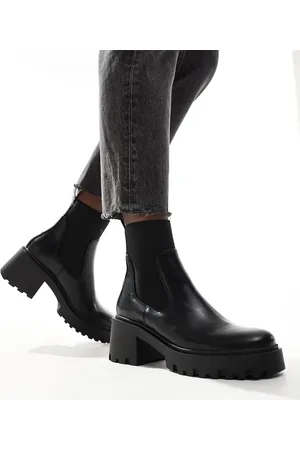 ASOS Wide Fit Rowan chunky chelsea boots in