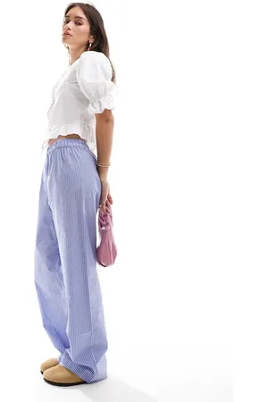 Cotton On Cotton On boxer style pajama pants in navy stripe