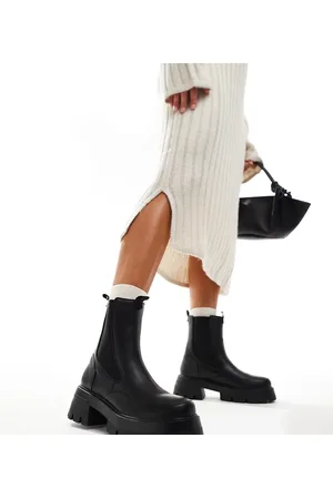 Public Desire Public Desire Impulsive Wide Fit chunky sole chelsea boots in