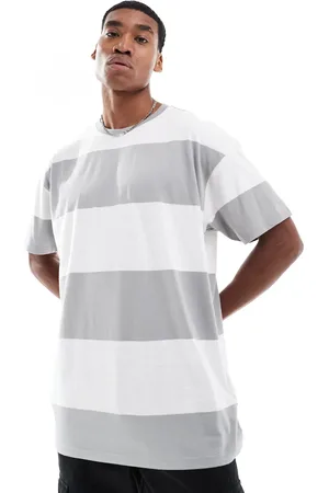 Threadbare Oversized striped t-shirt in