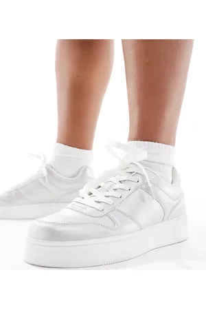 Yours Chunky sneakers in metallic