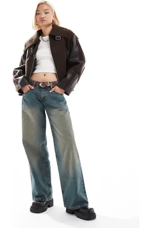 COLLUSION Short aviator jacket in