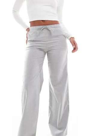 Stradivarius Tall pull on pants in light