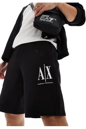 Armani Exchange Logo jersey shorts with