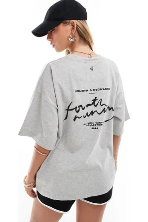 4th & Reckless Fourth studios logo runway back print t-shirt in