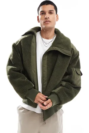 COLLUSION Contrast fabric aviator in