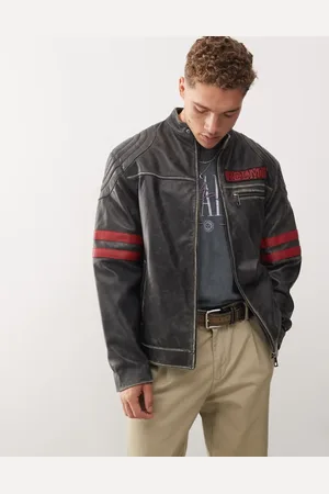 Reclaimed Real leather motor jacket
