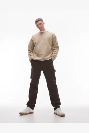 Topman Straight twill pants in
