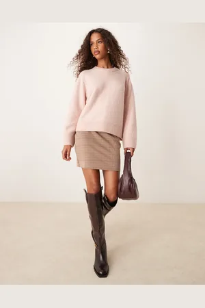 JDY Mini skirt in check
