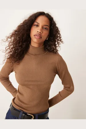 JDY Roll neck sweater in light