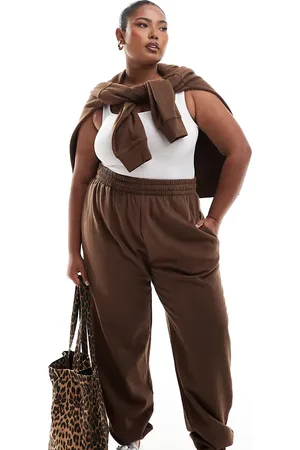 Yours Cuffed sweatpants in mocha - part of a set