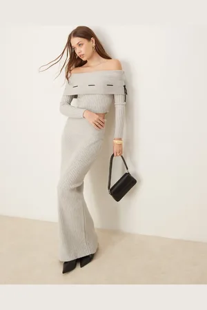 The Frolic X Bella Stovey exclusive fold waist ribbed knit maxi skirt in - part of a set