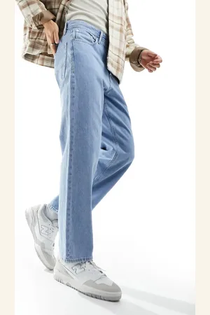 JACK & JONES Intelligence Eddie baggy jeans in lightwash