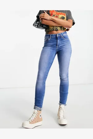 ONLY Blush mid rise skinny jeans in mid