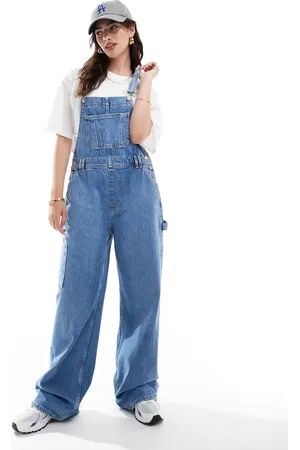 ONLY Denim worker overalls in light denim