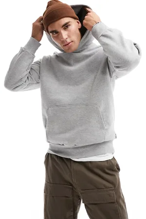Only & Sons Oversize heavyweight hoodie in light